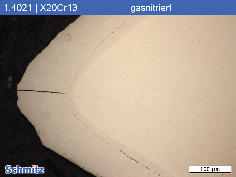 1.4021 | X20Cr13 gas-nitrided, fatigue fracture - 1