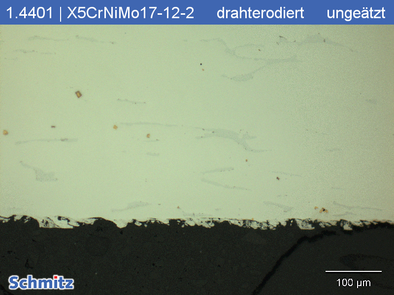 1.4401 | X5CrNiMo17-12-2 drahterodiert - 1