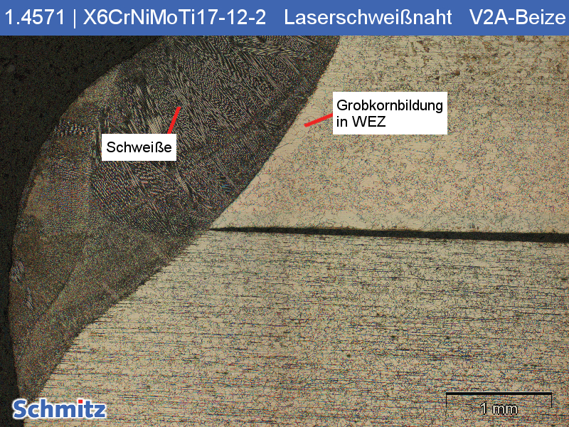 1.4571 | X6CrNiMoTi17-12-2 Laserschweißung - 1