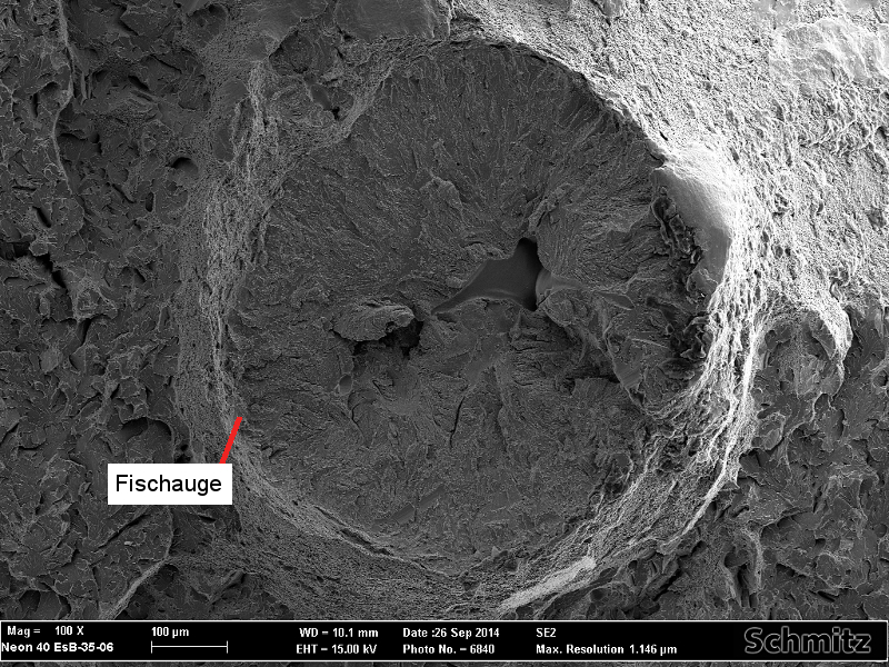 1.6759 | G18NiMoCr3-6 fisheye, hydrogen embrittlement - 1