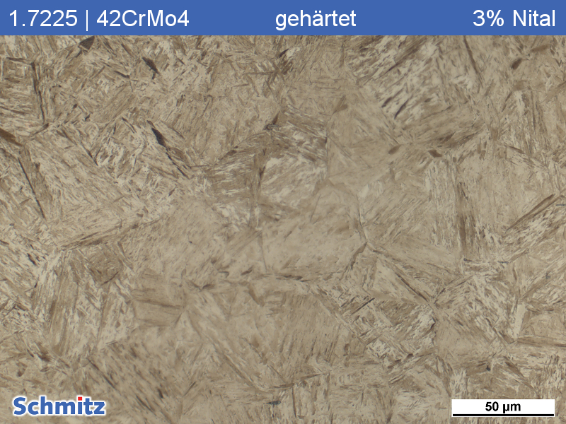 1.7225 | 42CrMo4 Härtungsgefüge (+Q) - 2