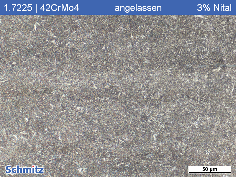 1.7225 | 42CrMo4 Härtungsgefüge (+QT) - 6