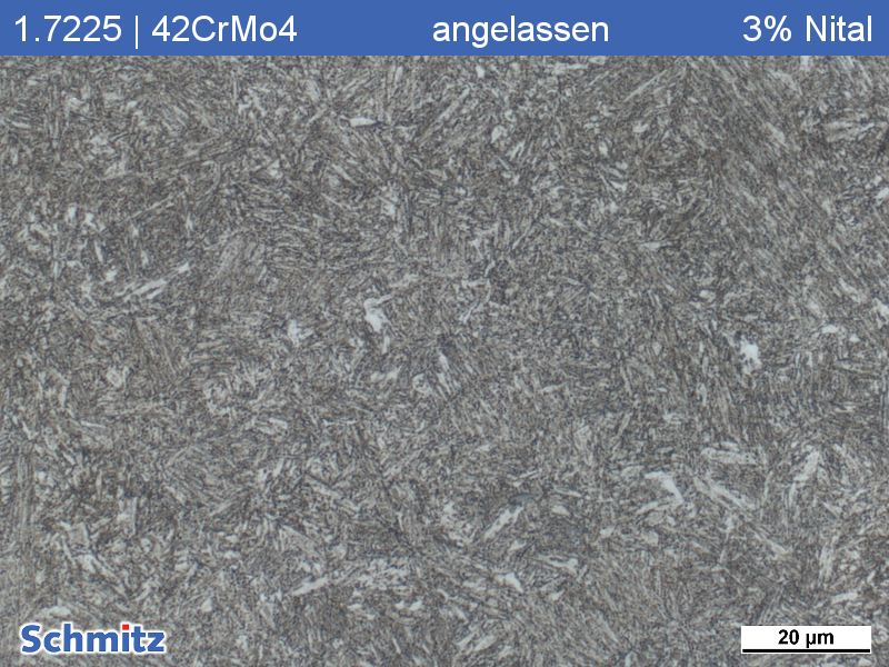 1.7225 | 42CrMo4 Härtungsgefüge (+QT) - 7