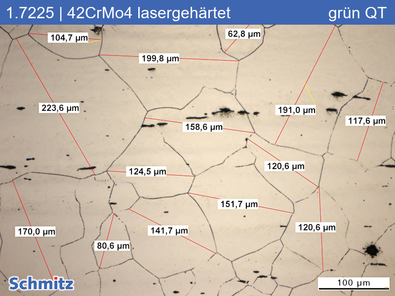 1.7225 | 42CrMo4 laser hardened (+Q), former austenite grain boundaries - 08