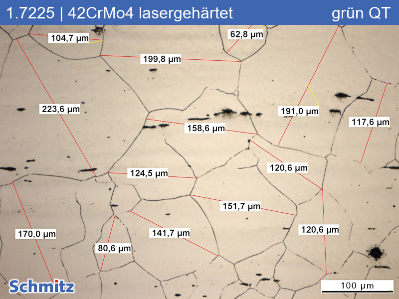 1.7225 | 42CrMo4 lasergehärtet (+Q), ehemalige Austenitkorngrenzen - 08