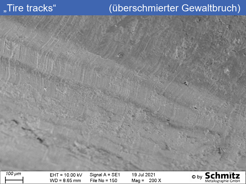 Ductile overload fracture of a steel pipe with “tire tracks” - 02