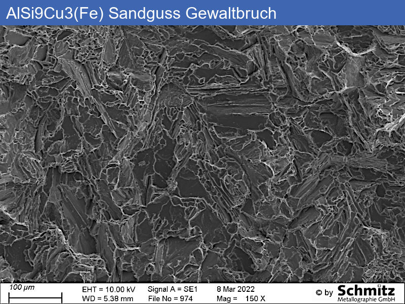 EN AC-46000 | non-refined sand Schmitz Metallographie GmbH
