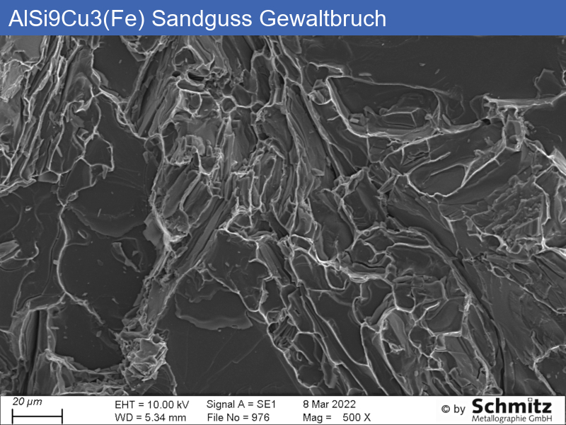 EN AC-46000 | non-refined sand Schmitz Metallographie GmbH