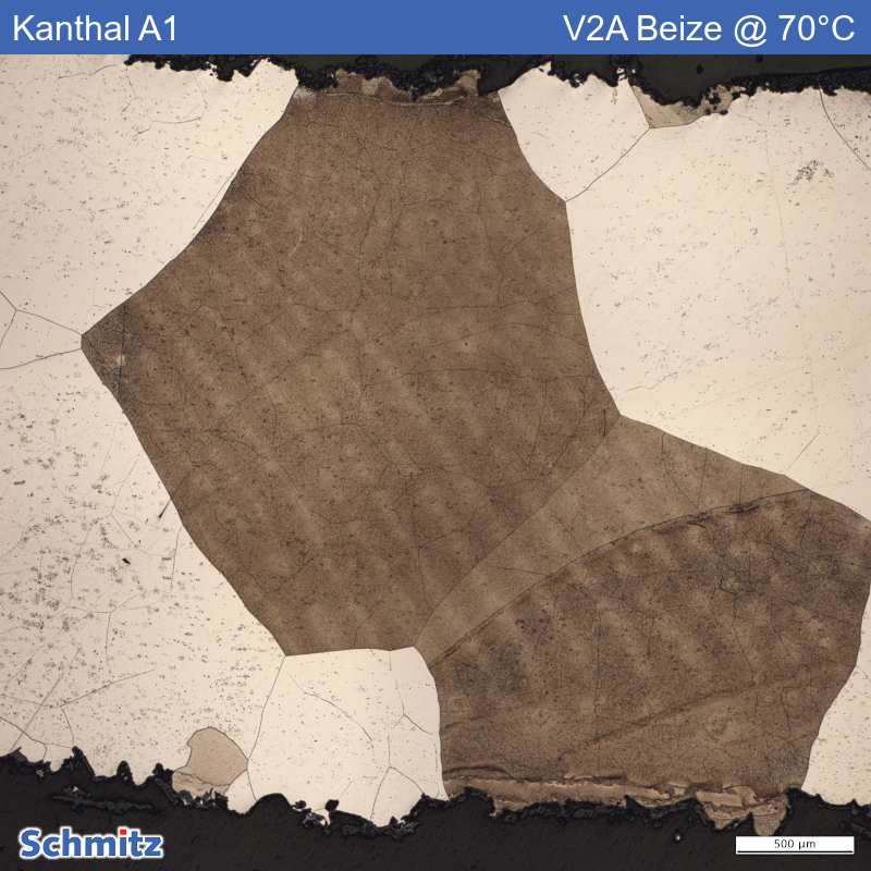 Kanthal A1 oxidation of an electrode - 03