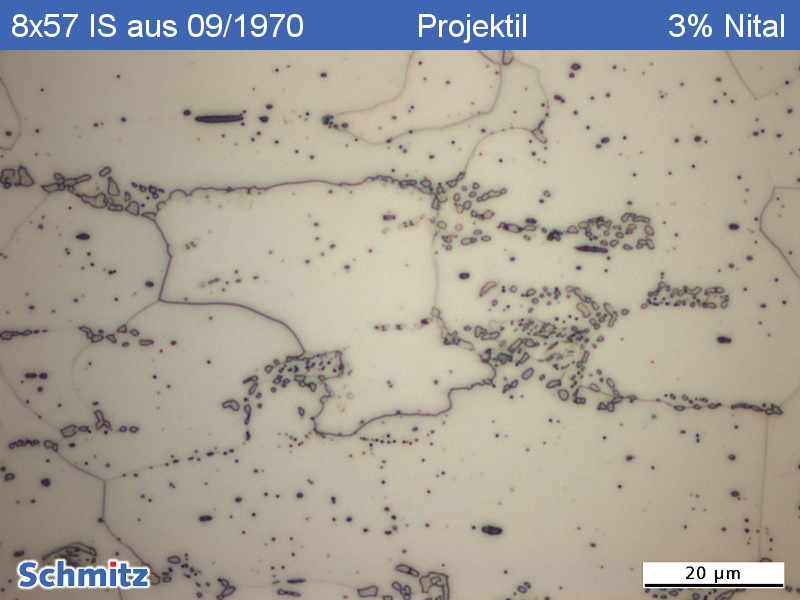 Zentralfeuerpatrone 8×57 IS aus 09/1970 – Projektil - 14