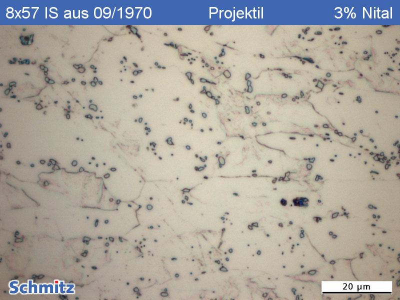 Zentralfeuerpatrone 8×57 IS aus 09/1970 – Projektil - 9