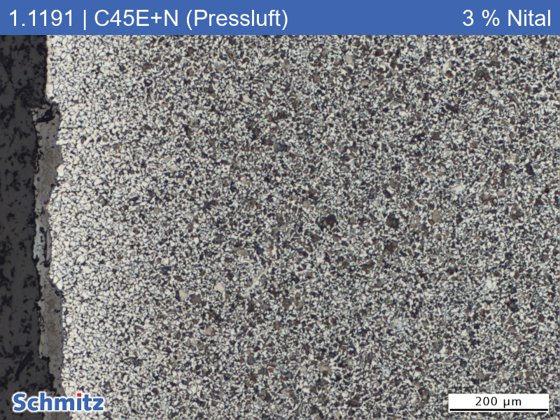 1.1191 | C45E +N Normalised at 850 °C (cooled with compressed air) - 01