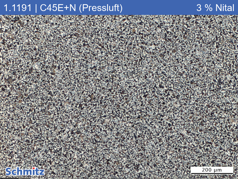 1.1191 | C45E +N Normalised at 850 °C (cooled with compressed air) - 03