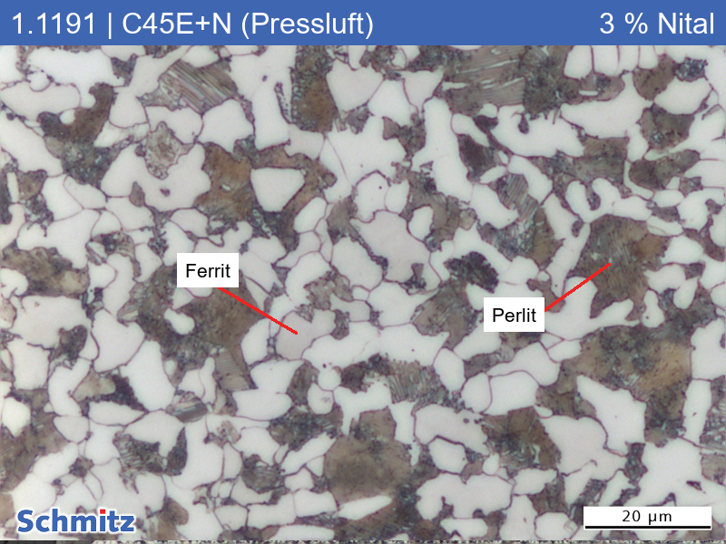 1.1191 | C45E +N Normalised at 850 °C (cooled with compressed air) - 06