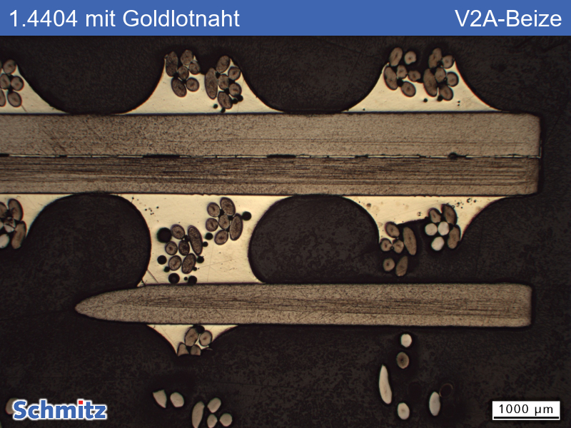 1.4404 | X2CrNiMo17-12-2 Gold Solder on Wire Mesh - 07