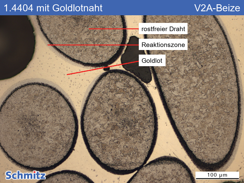 1.4404 | X2CrNiMo17-12-2 Gold Solder on Wire Mesh - 09