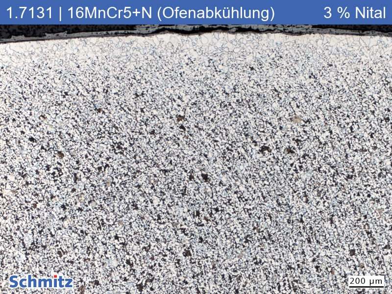 1.7131 | 16MnCr5 +N Normalgeglüht bei 950 °C (Ofenabkühlung) - 01