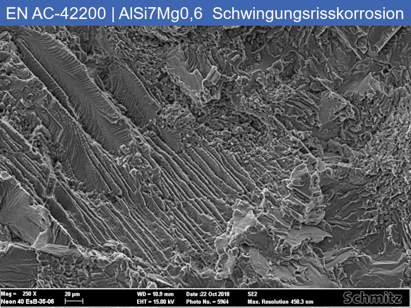 EN AC-42200 | AlSi7Mg0,6 (T6) Sandguss, Schwingungsrisskorrosion - 03