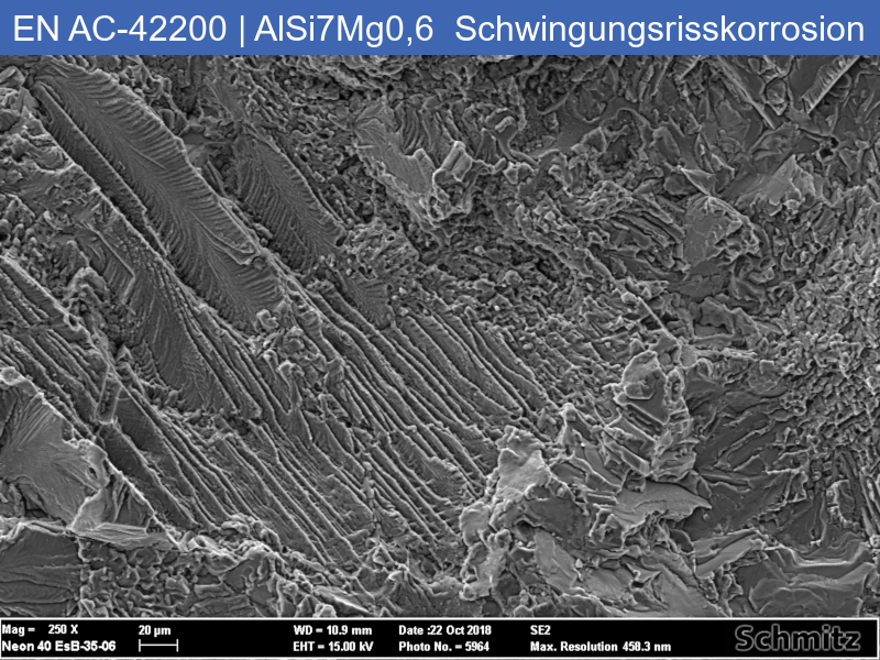 EN AC-42200 | AlSi7Mg0,6 (T6) Sand casting, vibration corrosion cracking - 03