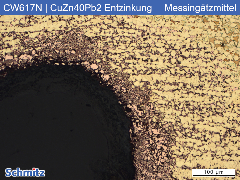 CW617N | CuZn40Pb2 Entzinkung an Kugelhahn-Absperrventil - 03