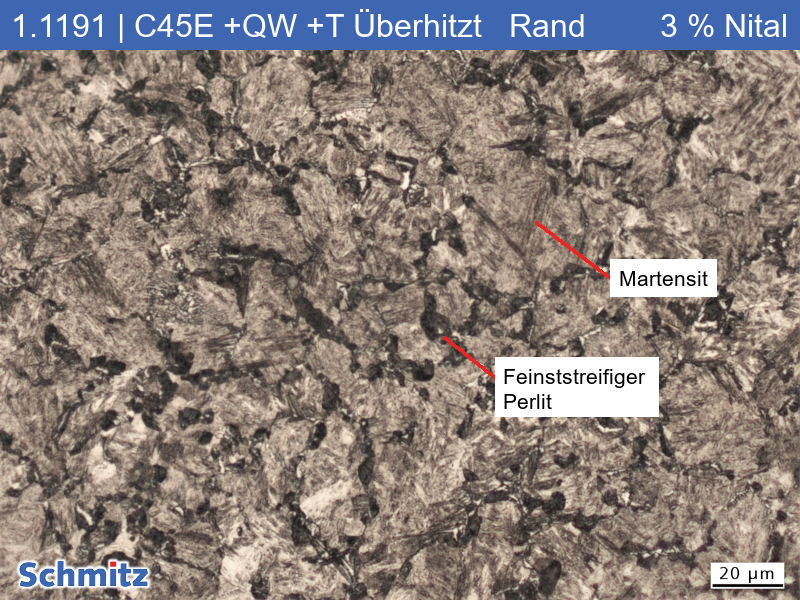 1.1191 | C45E +QW +T Überhitzt gehärtet und angelassen (Abschreckmittel: Wasser) - 03