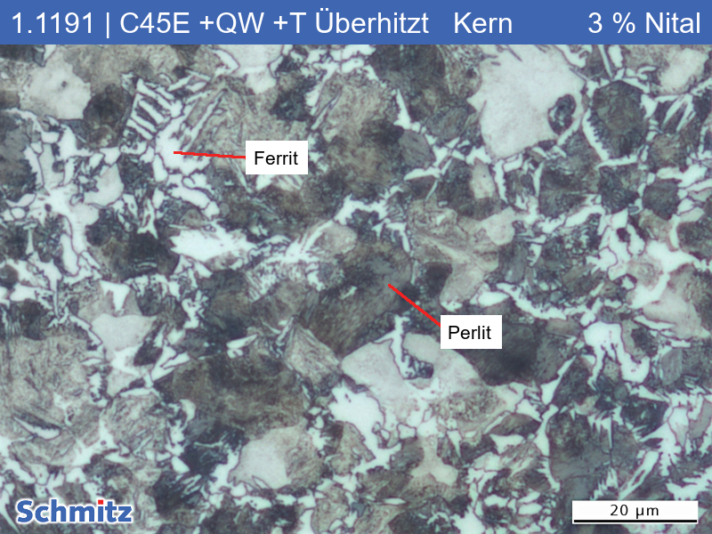 1.1191 | C45E +QW +T Überhitzt gehärtet und angelassen (Abschreckmittel: Wasser) - 06