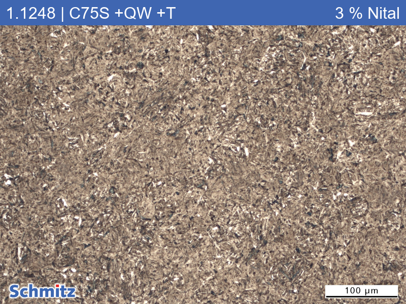 1.1248 | C75S +QW +T Gehärtet und angelassen (Abschreckmittel: Wasser) - 02