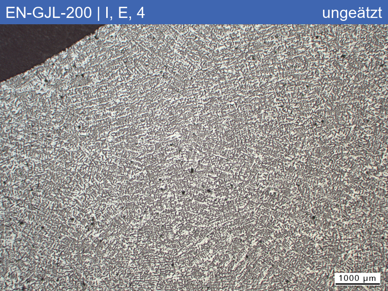 EN-GJL-200 | 5.1300 Graphite classification and fracture appearance in tensile tests - 01