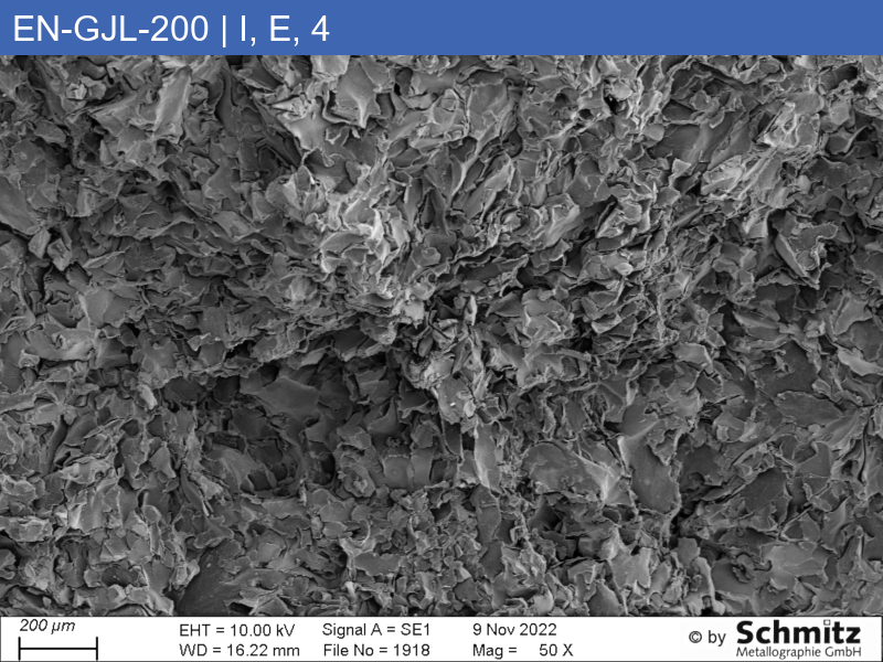 EN-GJL-200 | 5.1300 Graphitklassifizierung und Bruchaussehen im Zugversuch - 12