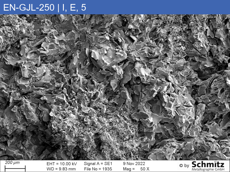 EN-GJL-250 | 5.1301 Graphite classification and fracture appearance in the tensile test - 12