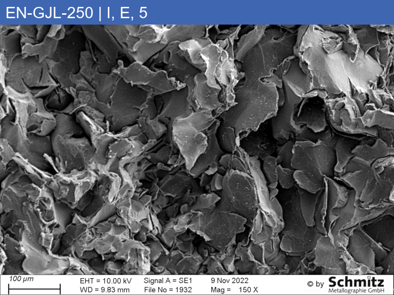 EN-GJL-250 | 5.1301 Graphite classification and fracture appearance in the tensile test - 14