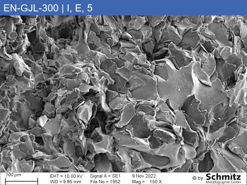 EN-GJL-300 | 5.1302 graphite classification and fracture appearance in tensile test - 15