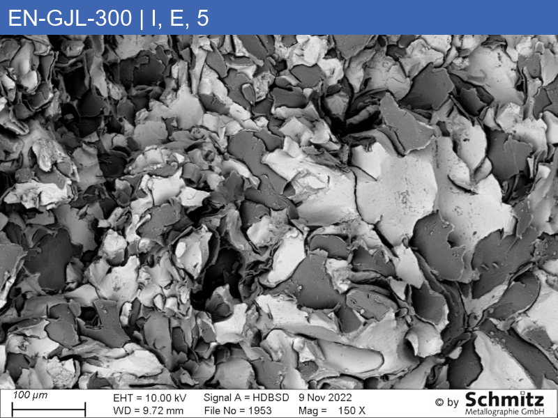 EN-GJL-300 | 5.1302 graphite classification and fracture appearance in tensile test - 16