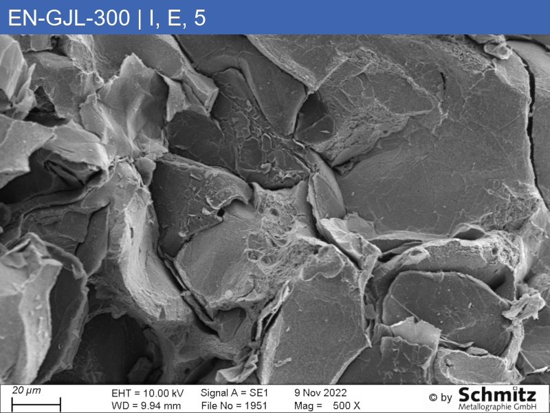 EN-GJL-300 | 5.1302 Graphitklassifizierung und Bruchaussehen im Zugversuch - 17
