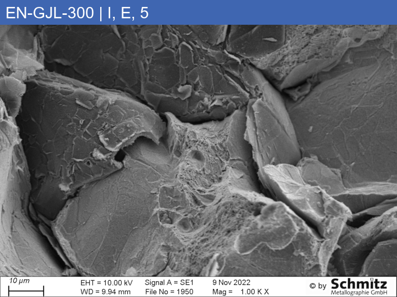 EN-GJL-300 | 5.1302 graphite classification and fracture appearance in tensile test - 18