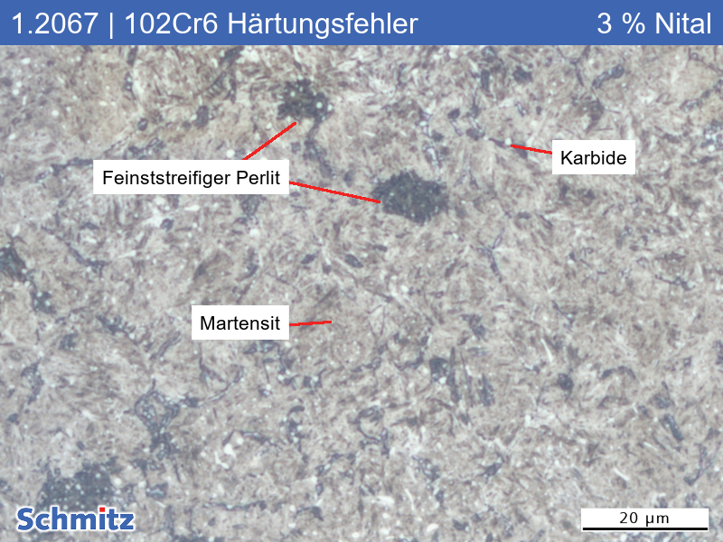 1.2067 | 102Cr6 Unvollständige martensitische Umwandlung - 04