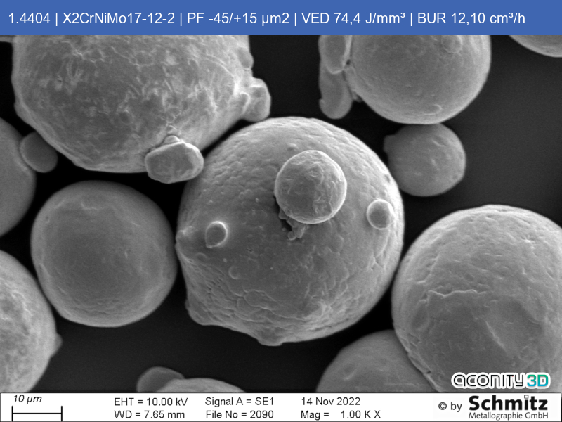 1.4404 | X5CrNoMo17-12-2 | PF -45/+15 µm - 04