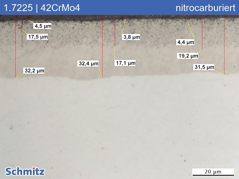 1.7225 | 42CrMo4 +HL nitrocarburised - 1