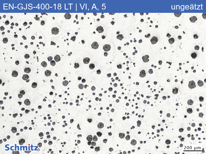 EN-GJS-400-18 LT | 5.3103 | EN-JS1025 Graphite classification and fracture appearance in tensile test - 01