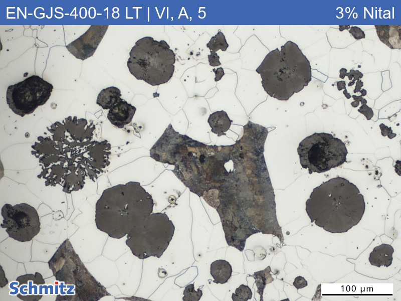 EN-GJS-400-18 LT | 5.3103 | EN-JS1025 Graphite classification and fracture appearance in tensile test - 07