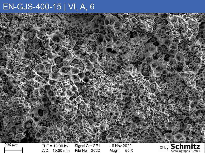 EN-GJS-400-15 | 5.3106 | EN-JS1030 Graphite classification and fracture appearance in tensile tests - 10