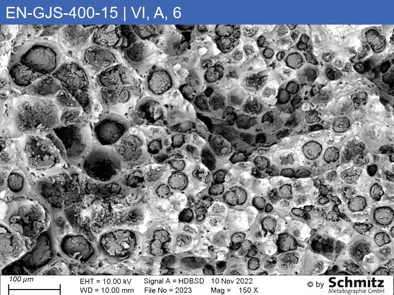 EN-GJS-400-15 | 5.3106 | EN-JS1030 Graphite classification and fracture appearance in tensile tests - 12
