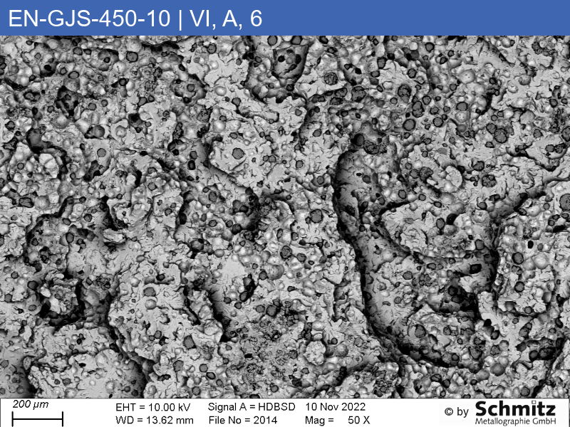 EN-GJS-450-10 | 5.3107 | Graphite classification and fracture appearance in tensile test - 11