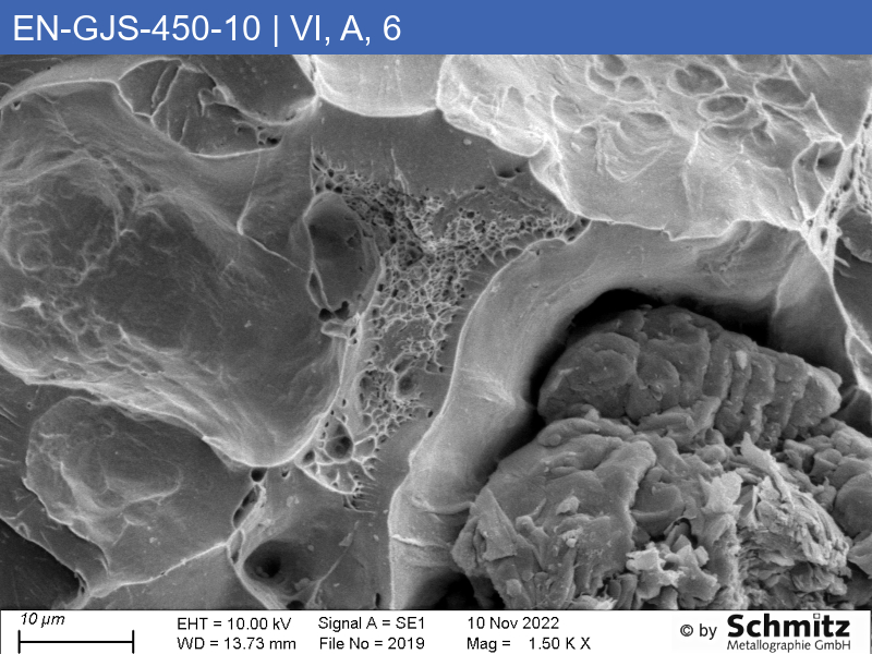 EN-GJS-450-10 | 5.3107 | Graphite classification and fracture appearance in tensile test - 15