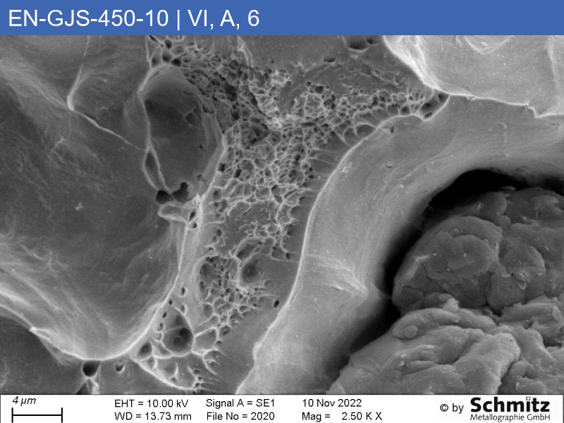 EN-GJS-450-10 | 5.3107 | Graphite classification and fracture appearance in tensile test - 16