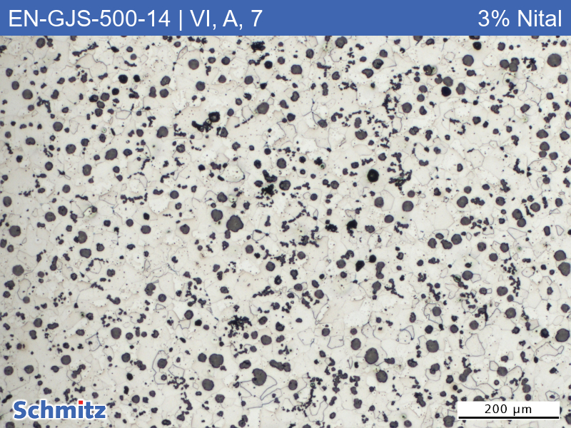 EN-GJS-500-14 | 5.3109 | Graphite classification and fracture appearance in tensile test - 07