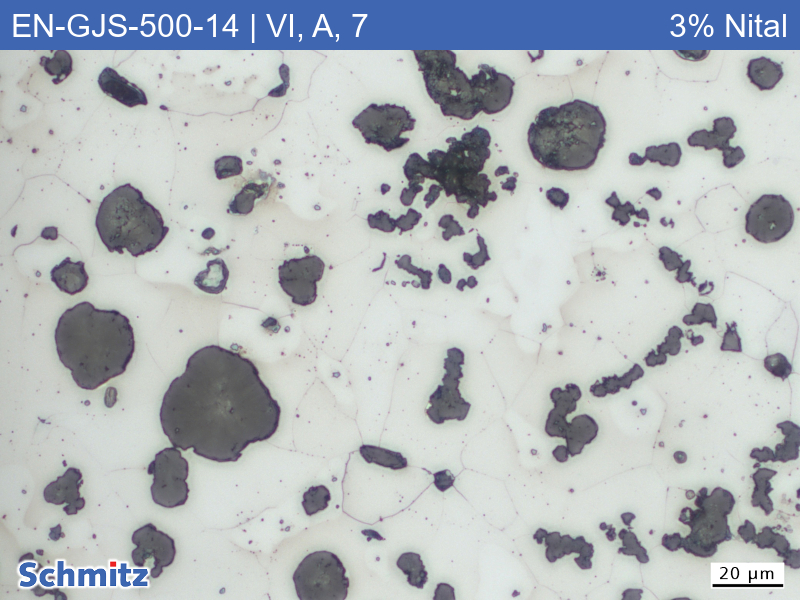 EN-GJS-500-14 | 5.3109 | Graphite classification and fracture appearance in tensile test - 09