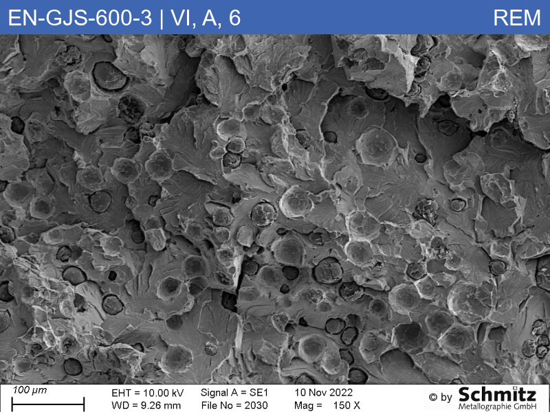 EN-GJS-600-3 | 5.3201 | Graphite classification and fracture appearance in tensile test - 12