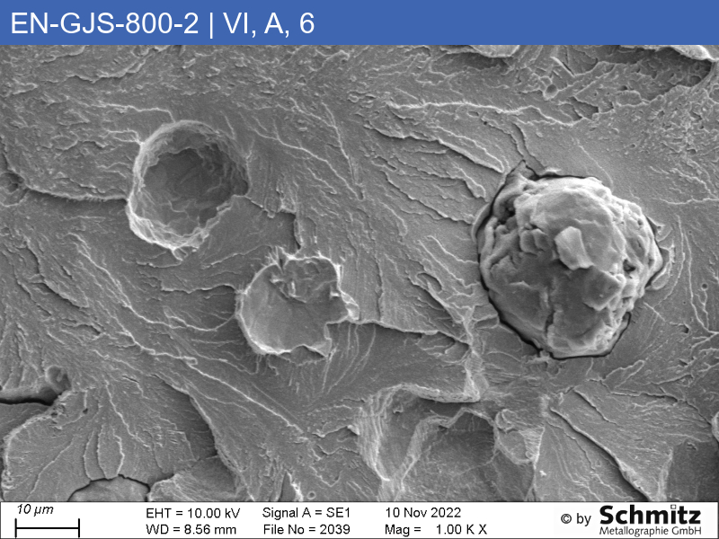 EN-GJS-800-2 | 5.3301 Graphite classification and fracture appearance in tensile test - 14