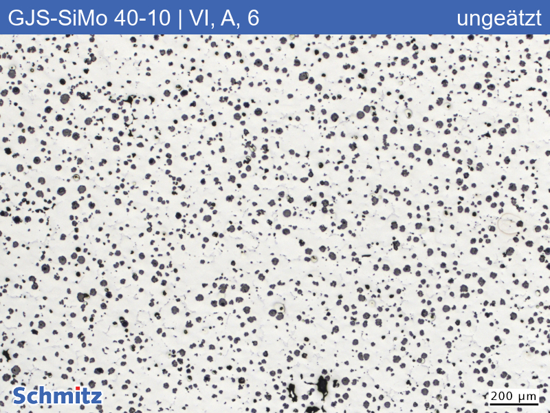 GJS-SiMo 40-10 | 5.3115 | Graphitklassifizierung und Bruchbild im Zugversuch - 01